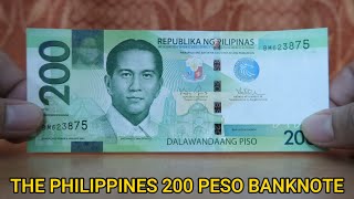 Philippines 200 Peso Banknote  Currency Universe Shorts [upl. by Najar]