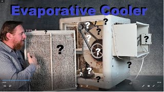 HVAC 166 Evaporative cooler how it works inside [upl. by Ansilma154]