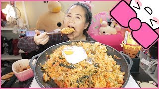 BIBIMBAP aka KOREAN MIXED RICE  MUKBANG [upl. by Shore]