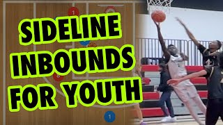 Top 5 Sideline Inbounds Plays For Youth [upl. by Ennaeirrac]