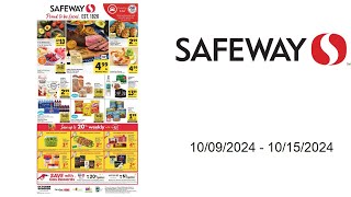 Safeway Weekly Ad US  10092024  10152024 [upl. by Leakcim458]