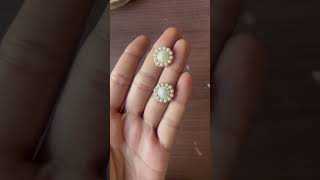 Earrings making shortsfeed easy ytshorts subscribe [upl. by Irahk220]