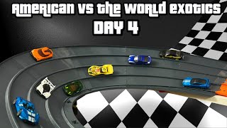 DIECAST CARS RACING TOURNAMENT  AMERICAN VS WORLD EXOTIC CARS 4 [upl. by Airlee500]