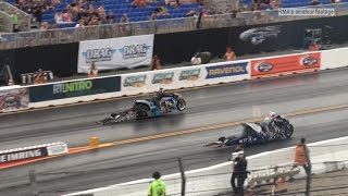 NitrOlympX 2016  Top Fuel Bike Qualifying Summary [upl. by Gwen]