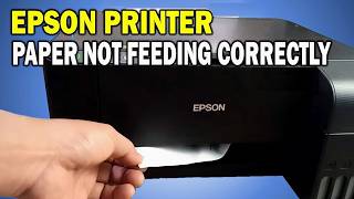 PAPER OUT OR INCORRECT LOADING  PAPER NOT FEEDING CORRECTLY ON EPSON L3210 ET2720 ET2750 Etc [upl. by Ellenaj430]