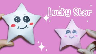 How to fold origami lucky star tutorial [upl. by Hbahsur425]