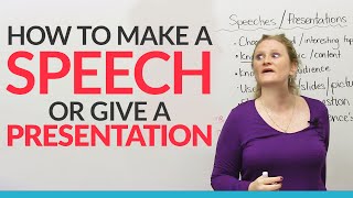 How to give the BEST speech or presentation in English [upl. by Terrell]