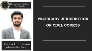 Pecuniary Jurisdiction of Civil Courts [upl. by Tiossem]