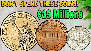 Top 30 Rare Gold One Dollar Lincoln Pennies amp Roosevelt Dimes That Could Make You Rich [upl. by Kathi]