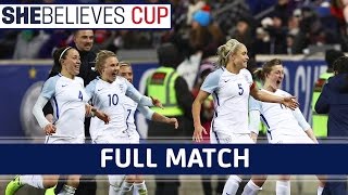 USA Women 01 England Women  2017 SheBelieves Cup  Full Match [upl. by Flyn]