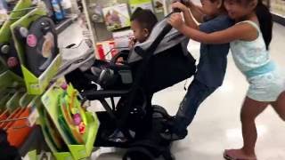 LEEkidz testing out Graco Modes Duo Stroller in Sphere [upl. by Stanislaus]