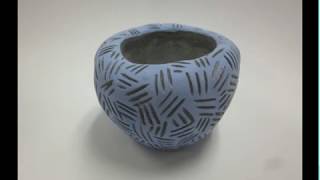 Ceramics Basic Underglaze Sgraffito [upl. by Ydnahs]