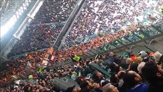 Juventus  Benevento il tifo spettacolare dei 2000 beneventani allo Juventus Stadium [upl. by Olympie695]