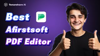 Best Free PDF Editor  Afirstsoft PDF Editor 2024 [upl. by Budding146]