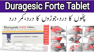 Duragesic Forte Tablet Uses in Urdu Orphenadrine CitrateParacetamol Usesمسلز دردوں کیلئے ٹیبلیٹ [upl. by Gautier]