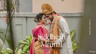 Maharashtra Wedding Highlight  Siddhesh amp Mrunal  Pathare Prabhu hall Andheri West  2024 [upl. by Cirded]