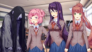 The Girls Watch A Cursed Videotape A DDLC x The Ring Fan Mod [upl. by Frannie]