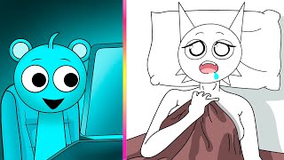 Sprunki Incredibox BLUE React To SUS TikToks  Themselves  Memes 4 [upl. by Aikal8]