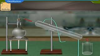 Two separate a mixture two miscible liquids by simple distillation  Class 9 Chemistry Practical [upl. by Cora]