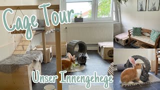 Neues Kaninchengehege  Cagetour amp GehegeQampA  Stupsnasenbande [upl. by Asserak]