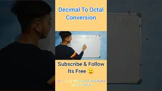 Decimal To Octal in Hindi  Octal To Decimal in Hindi  Octal Decimal Conversion [upl. by Llechtim268]