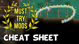 Terraria MustTry Mods  Cheat Sheet TModloader [upl. by Nagud]