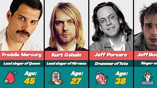 🤘 47 Rock Stars Who Died in the 90s With Cause Of Death [upl. by Jordana800]