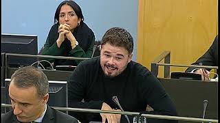 ❌🟨Gabriel Rufián interroga a Federico Trillo por la corrupción del PP🟨❌ [upl. by Hsiri885]