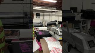 Got A Heat Press Use These Easy To Apply Screen Print Transfers For Breast Cancer Awareness [upl. by Lal]