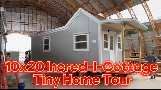 10x20 IncredICottage Tiny House on Wheels Short Guided Tour [upl. by Jude826]