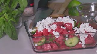 Watermelon salad recipe from FOX 7s Tierra Neubaum  FOX 7 Austin [upl. by Augustin298]