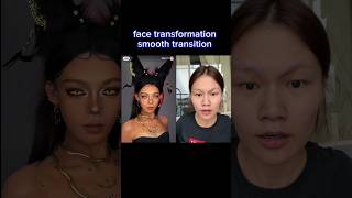 face transformation smooth transition beautytransformed makeuptransformation [upl. by Ojeitak282]