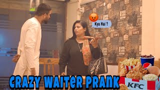 Rude Waiter Prank On Aunty  Prank In Pakistan [upl. by Aissac]