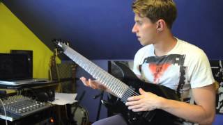 Ibanez RG8 ReviewImpressions 8 String Guitar [upl. by Ipoillak]