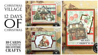 12 Days of Christmas  EPISODE 1  10 Cards  1 Luxe Paper Block  ACTION [upl. by Gardner]