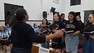 conjunto cântico celestede iedalpecortegadacanta no culto de estudo doperola celestede mubaba [upl. by Veator593]