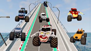 Monster Jam  Monster Trucks  High Speed Monster Jam Crashes Freestyle amp Racing 83 [upl. by Anil]