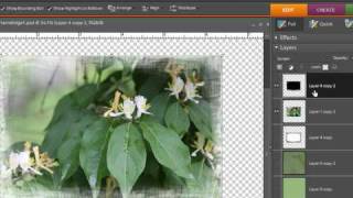 Distressed Frame Edges in Photoshop Elements [upl. by Laekim877]