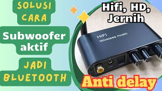 Solusi Cara dan Review Wireless Bluetooth Receiver Anti Delay [upl. by Notsahc]