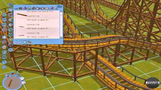 How to make a good wooden coaster in RCT3 [upl. by Mihar]