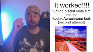 How to Kodak Aerochrome Trichrone Technique walk amp tutorial [upl. by Aerdnaed]