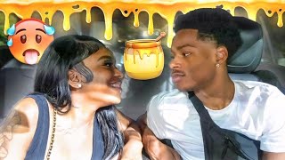 HONEY PACK PRANK ON GF SHE GRABBED MY😱… [upl. by Nylinej325]