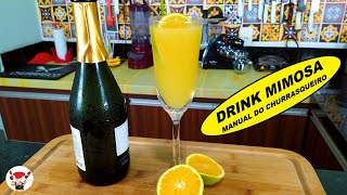 Como Fazer Drink Mimosa Perfeito com Espumante e Suco de Laranja [upl. by Notyep448]