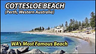 Walking Tour COTTESLOE BEACH  Perths Icon and Most Famous Beach  Perth Western Australia [upl. by Epstein804]