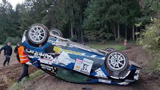 Rallye Fränkische Schweiz 2024  Crash WP6 Toyota Gr Yaris [upl. by Zilvia]