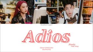 Hoody 후디  Adios 안녕히 Feat GRAY 그레이 Colour Coded Lyrics HanRomEng [upl. by Primalia286]