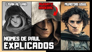 O que é o LISAN AL GAIB  Todos os nomes de Paul Atreides EXPLICADOS  Duna 2  O Kwisatz Haderach [upl. by Eresed]