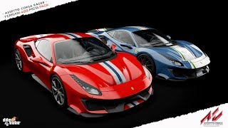 Assetto Corsa Ferrari 488 pista pack by ACR [upl. by Jacie]