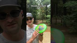 woods disc golf is so easy with these tips 😂 discgolf [upl. by Stephanus]