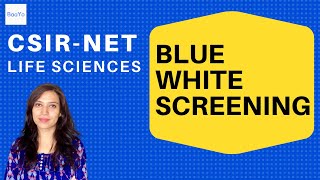 Blue White Screening  CSIR NET Life Sciences  GATE Exam [upl. by Anivla889]